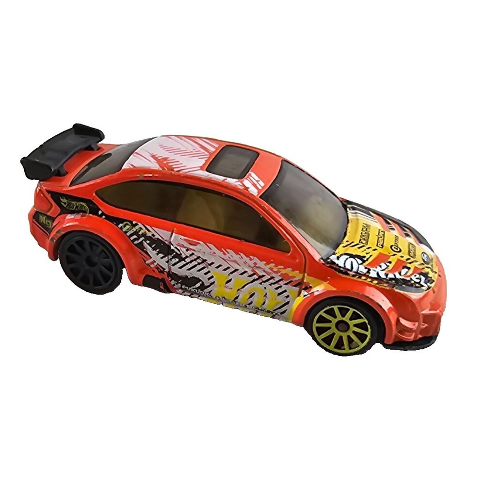 2013 Hot Wheels 08 Ford Focus HW Stunt Drift Race #84/250 Orange Loose